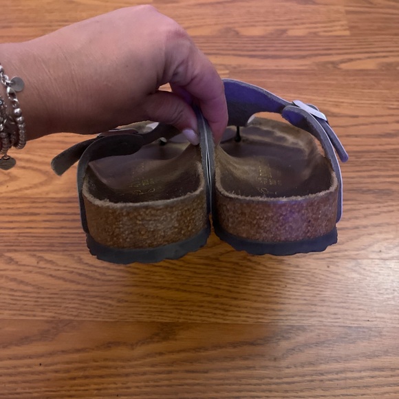 Birkenstock Gizeh Silver Sandals size 41 - Picture 4 of 6